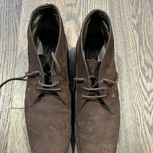 Tod's Desert Boots Men's size 10.5 in Suede Brown